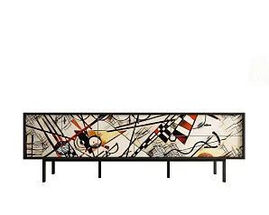 фото Комод с четырьмя дверками и двумя ящиками "Emerson" by Kandinsky арт EM04/Print_01