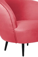 Мягкое кресло Small Benee Karmin на черных ножках в интернет-магазине