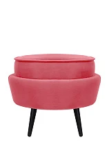 заказать стильные Пуф Pearl Adorn Karmin на черных ножках
