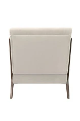 купить красивые Низкое кресло с деревянными подлокотниками Mody Beige бежевый
