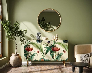 Комод "Berber" с двумя дверками и ящиками арт BB17/Print_55 на заказ в интернет-магазине