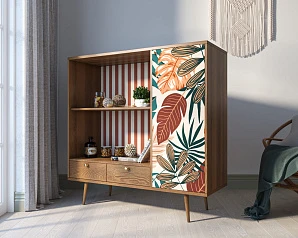 заказать Стеллаж с нишей "Berber" принт 25 арт BB28/Print_25