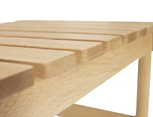 заказать БАНКЕТКА ROW HUBSCH 70 СМ, ДУБ, НАТУРАЛЬНЫЙ в интернет-магазине