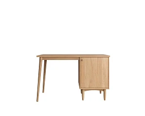 Стол рабочий Bubble Solid с правой тумбой арт BBL08S в интерьере