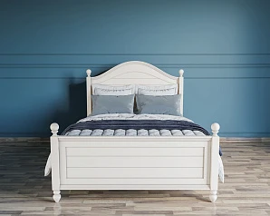 стильные Кровать в стиле Прованс "Odri" 140х200 см арт 2141/14