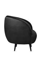 Мягкое кресло для гостиниц Small Benee Black V2 на заказ