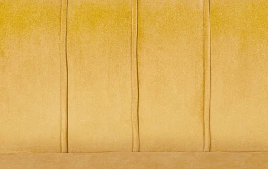 Дизайнерский диван Pearl Double Yellow на черных ножках