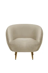 фото Мягкое кресло для гостиниц Small Benee Taupe в интерьере