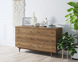 Комод "Boho" 6 ящиков джангл арт BH08 на заказ