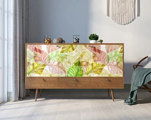 красивые Комод "Berber" три дверки и три ящика 29 принт арт BB24/Print_29 на заказ