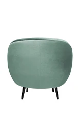 заказать Мягкое кресло Small Benee Green на черных ножках