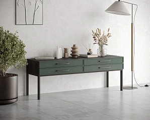 стильные Консоль с четыремя ящиками "Nicole" арт NEM23G
