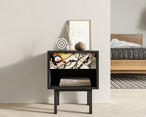 фото Тумбочка с верхним ящиком "Emerson" by Kandinsky арт EM11/Print_01 в интерьере