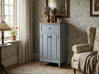 купить Узкий комод "Одри (Odri)" с дверками арт od2129R/5024