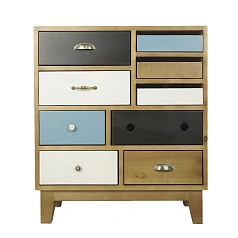 Комод «Aquarelle Birch» 9 ящиков арт RE-18ETG/4 в интерьере