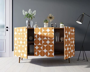 фото Комод "Berber" три дверки 14 принт арт BB01/Print_14