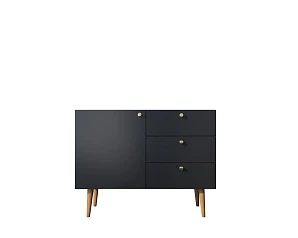 купить стильные Комод "Berber" три ящика и дверка 33 принт арт BB34/Print_33 в интернет-магазине