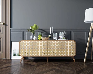 купить красивые Комод "Ellipse print" c принтом 1 арт EL01/Print_1 в интернет-магазине