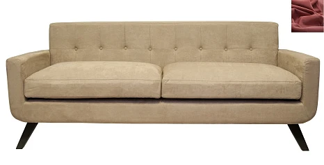 купить стильный Диван скандинавский на ножках Uter красный