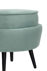 Пуф Pearl Adorn Green на черных ножках в интернет-магазине