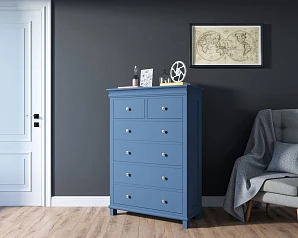 Комод "Jules Verne" высокий арт JV35ETGB в интерьере