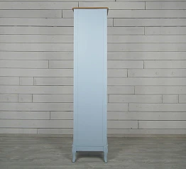 фото Шкаф "Leontina Blue" для посуды узкий/высокий арт ST9319RB