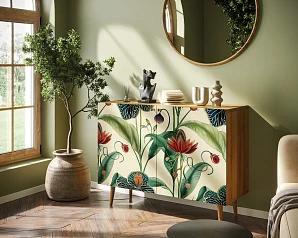 фото Комод "Berber" две дверки 55 принт арт BB04/Print_55 в интерьере