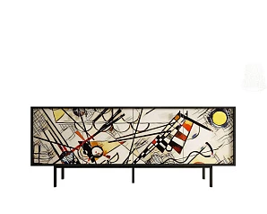 заказать стильные Комод с четыремя дверками "Emerson" by Kandinsky арт EM01/Print_01