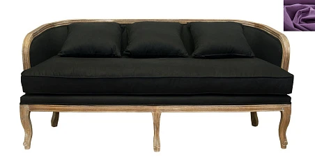 красивый Диван ретро Nora фиолетовый