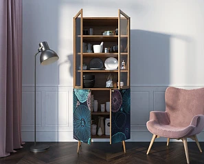 Буфет "Berber" малый принт 32 арт BB30/Print_32 в интерьере