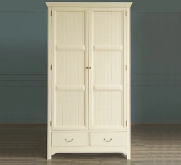 купить стильный Бежeвый двухстворчатый шкаф "Olivia"   арт GA2004C