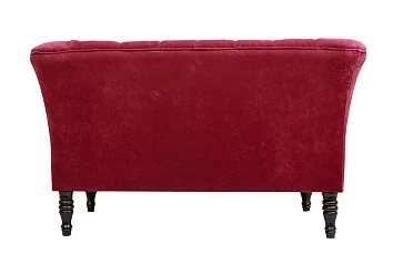 купить Прямой двухместный диван Dalena Vine красный в интернет-магазине