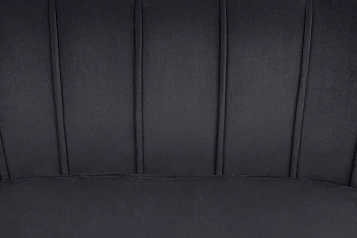 Трехместный диван ракушка для гостиниц Pearl Triple Black
