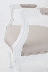 красивый Мягкий стул с подлокотниками Diella Beige на заказ