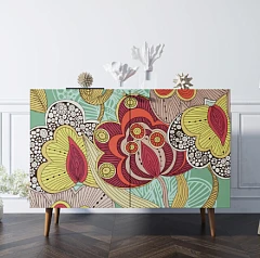 заказать Комод "Berber" две дверки 6 принт арт BB04/Print_06