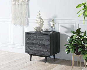 Комод "Boho" 2 ящика с рыбами арт BH03 в интернет-магазине