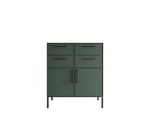 Большой комод с четырьмя ящиками и дверками "Nicole" NLN17G в интернет-магазине