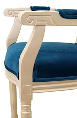 заказать Мягкий стул с подлокотниками Volker Arm Gold