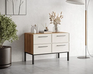купить красивые Комод с четырьмя ящиками "Nicole" арт NEM05