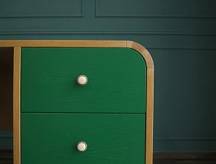 фото Рабочий стол "Ellipse" с одной тумбой арт EL08/2G