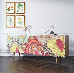 купить Комод "Berber" удлиненный 6 принт арт BB11/Print_06