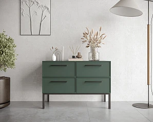 купить стильные Комод с четырьмя ящиками "Nicole" арт NEM05G в интернет-магазине
