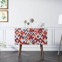 фото Комод на высоких ножках "Berber" малый принт 2 арт BB13/Print_02