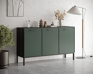купить стильные Комод с тремя дверками "Nicole" NLN02G