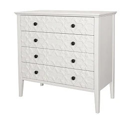 фото Дизайнерский комод Friz White в интерьере