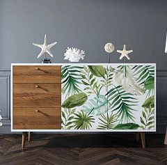 купить Комод "Berber" с двумя дверками и ящиками 4 принт арт BB05/Print_04 в интернет-магазине