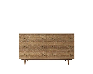 Комод "Boho" 6 ящиков джангл арт BH08 на заказ