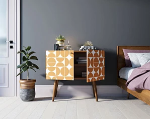 купить Комод на высоких ножках "Berber" малый принт 14 арт BB13/Print_14