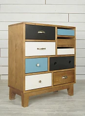 Комод «Aquarelle Birch» 9 ящиков арт RE-18ETG/4 в интерьере