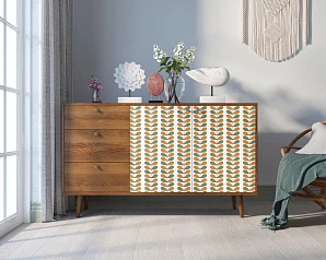 купить красивые Комод "Berber" с двумя дверками и ящиками 23 принт арт BB05/Print_23 в интернет-магазине